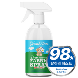 NEAT & CLEAN Deep Perfume Fabric Spray 500ml Elegant White Musk Scent Long Lasting Deodorizer _ Made in Korea